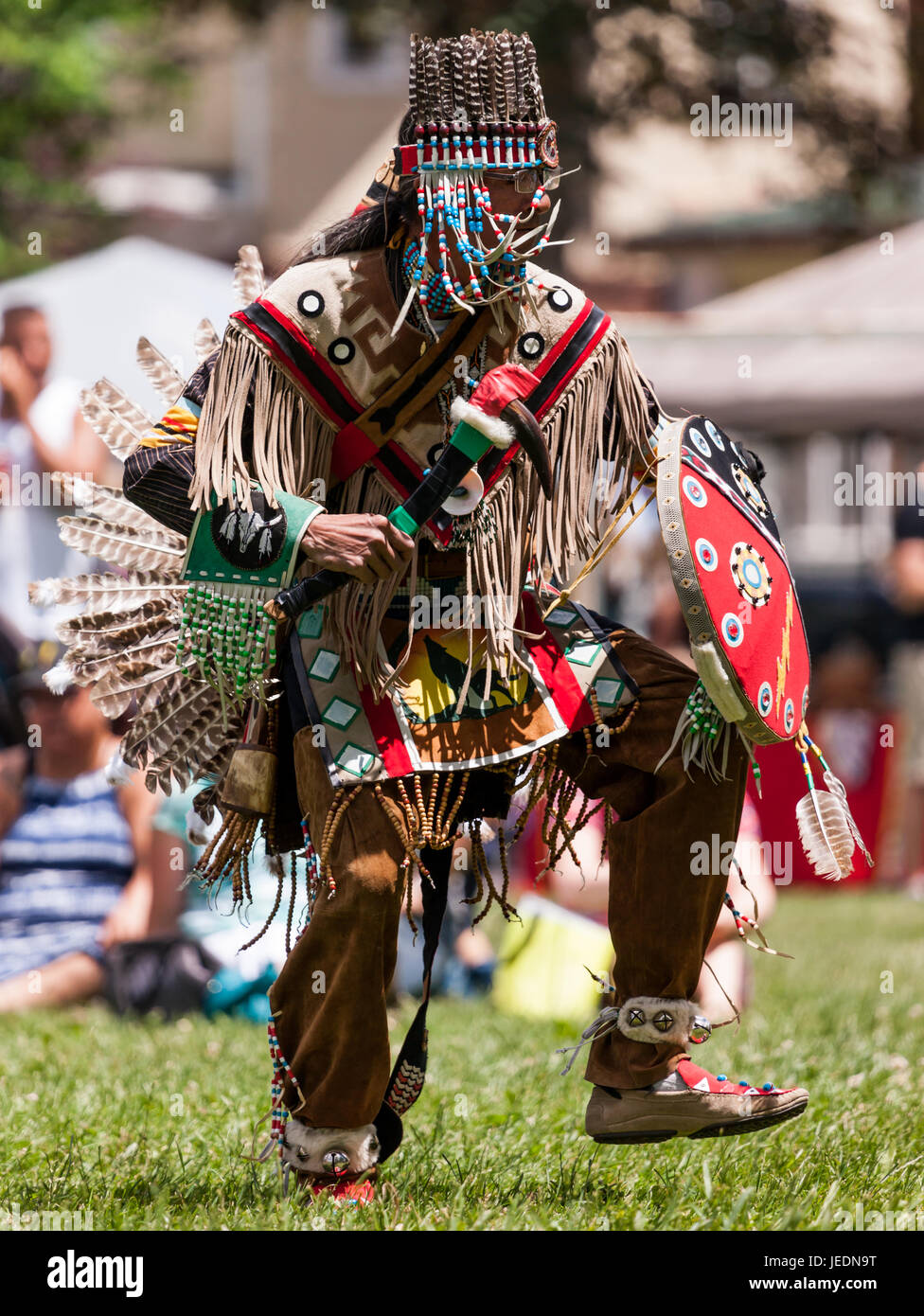 Members of Canada's First Nations communities celebrate and dance ...