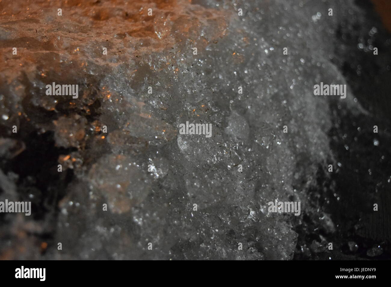 Winter Ice Crystals Stock Photo