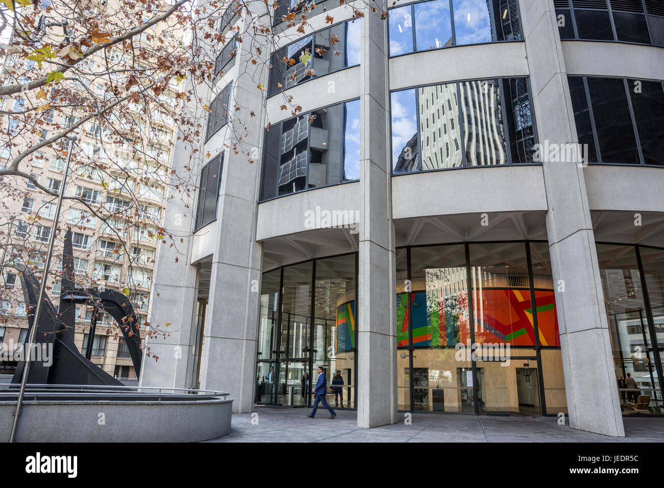 Australia Square officebuilbing in street,Sydney designed by