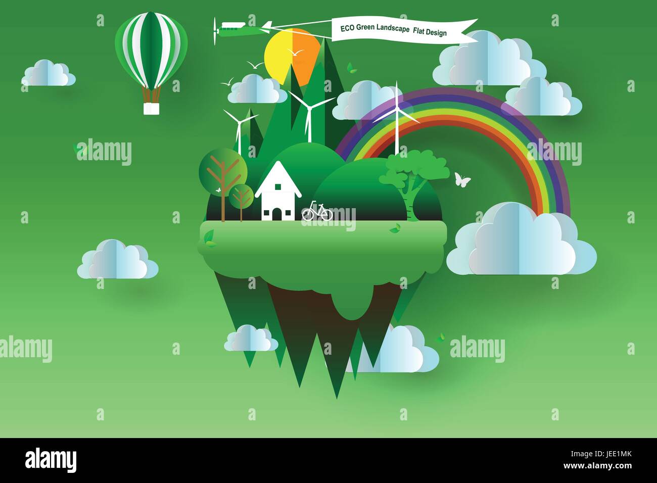 Illustrator Flat Landscape Hi Res Stock Photography And Images Alamy