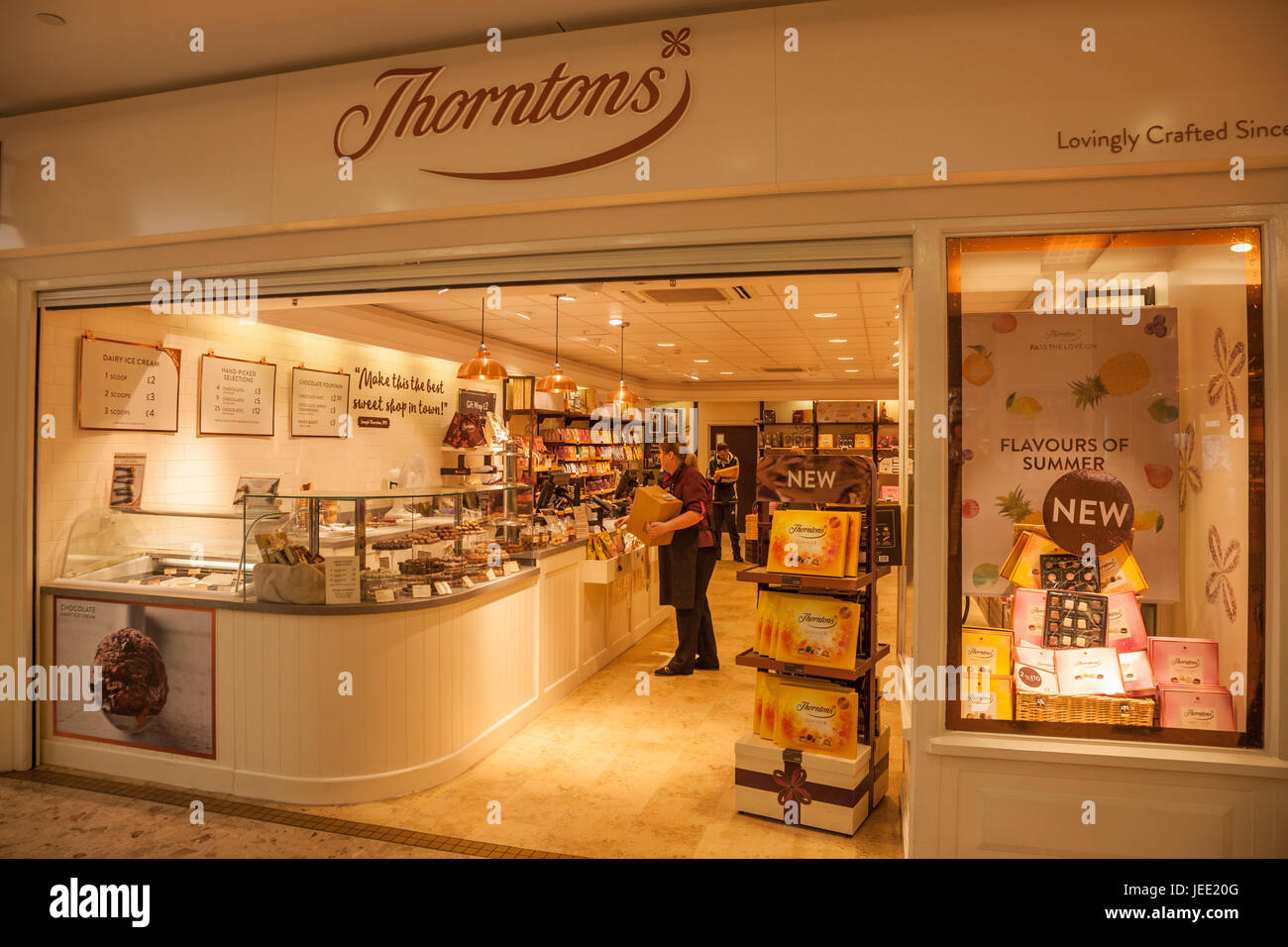Thorntons chocolate shop in Middlesbrough,England,UK Stock Photo - Alamy