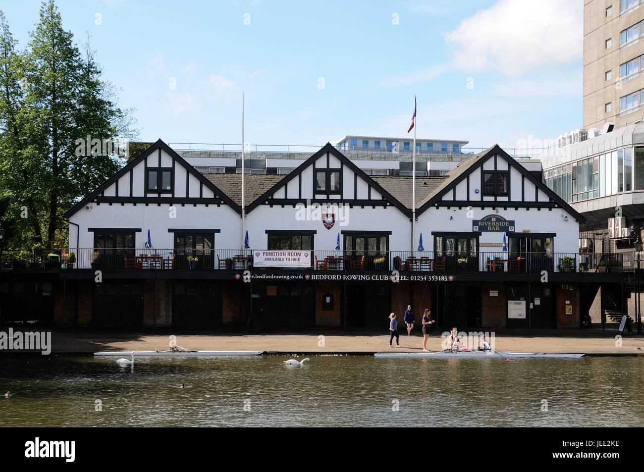 Bedford Rowing Club, Bedford, Bedfordshire Stock Photo