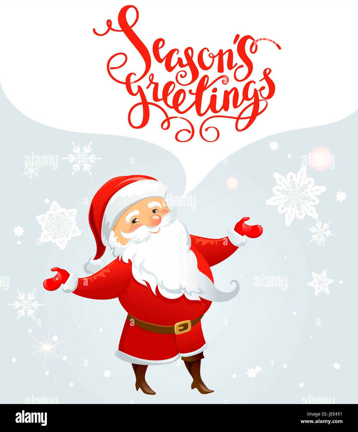 Card blank santa claus Stock Vector Images Alamy