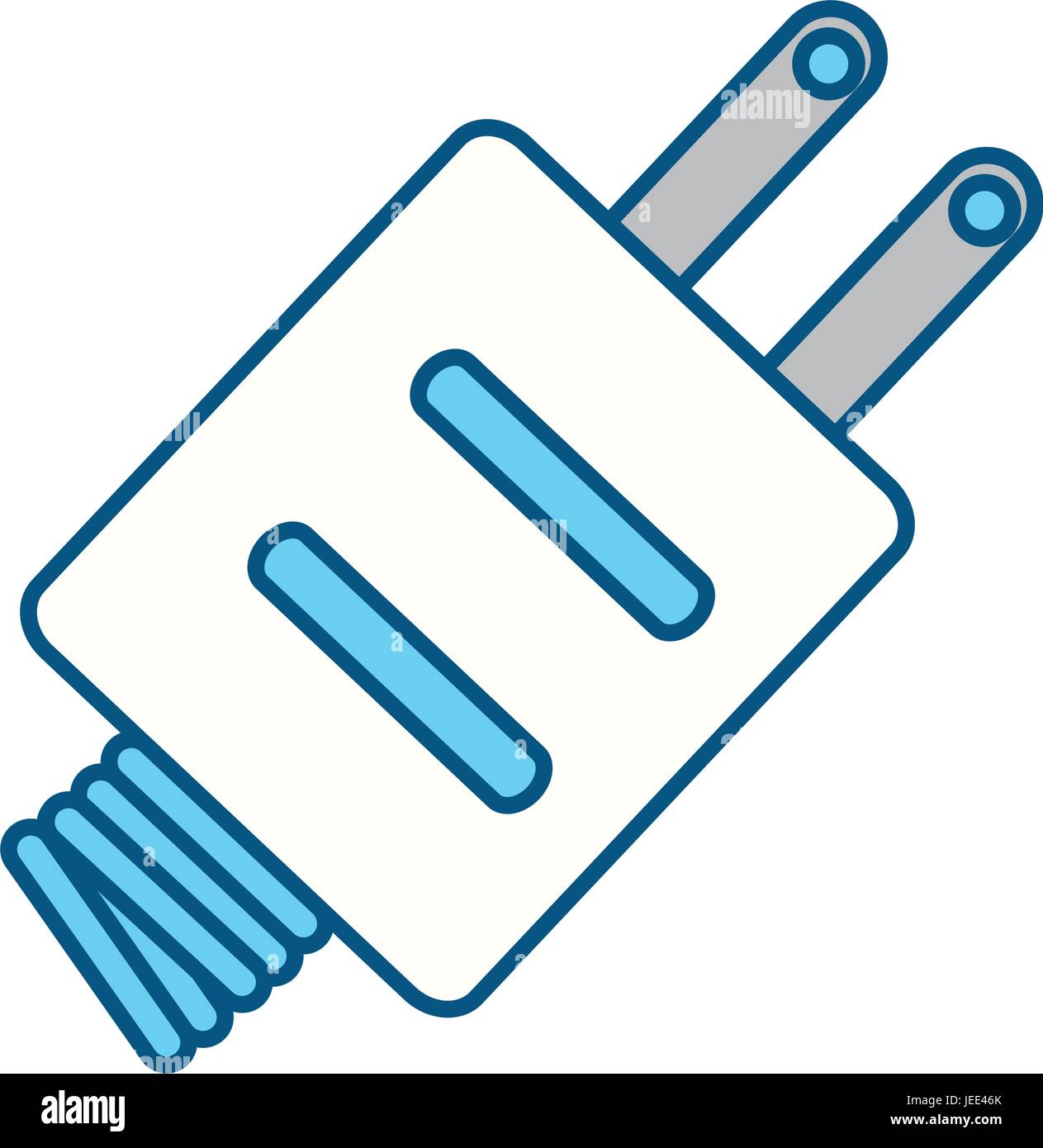 isolated electric plug Stock Vector Image & Art - Alamy
