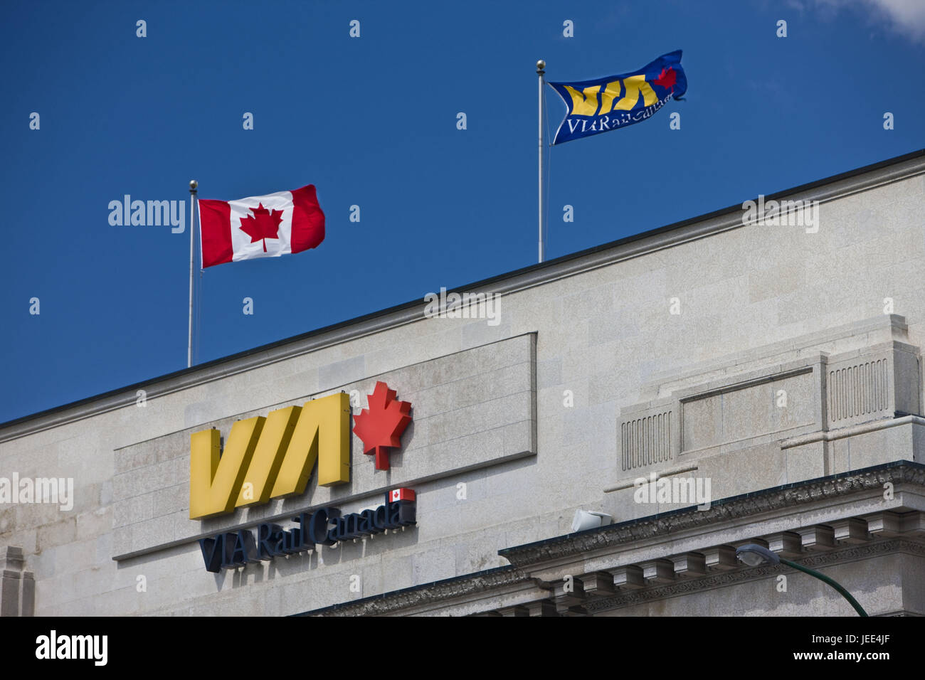 Canada, Manitoba, Winnipeg, union station, in 1911, facade, detail