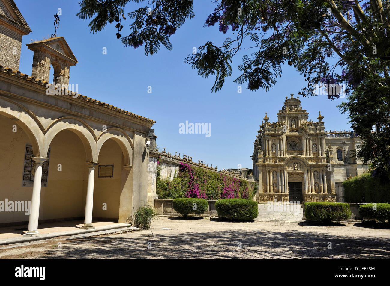 Spain, Andalusia, province of Cadiz, Jerez de la Frontera, The Carthusian monastery, Stock Photo