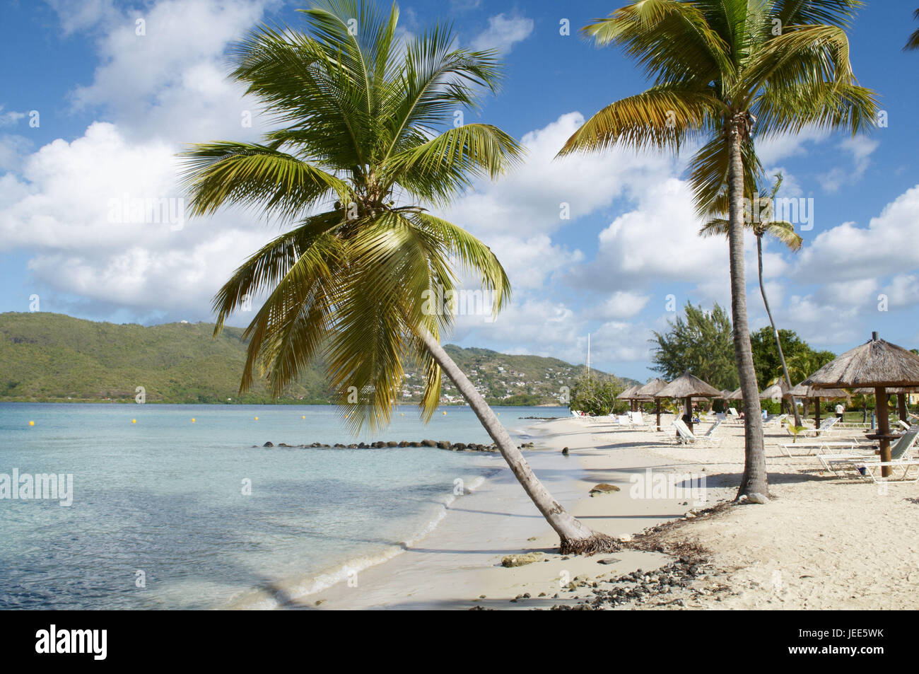 Martinique, tourist on the beach from le Marine Stock Photo Alamy