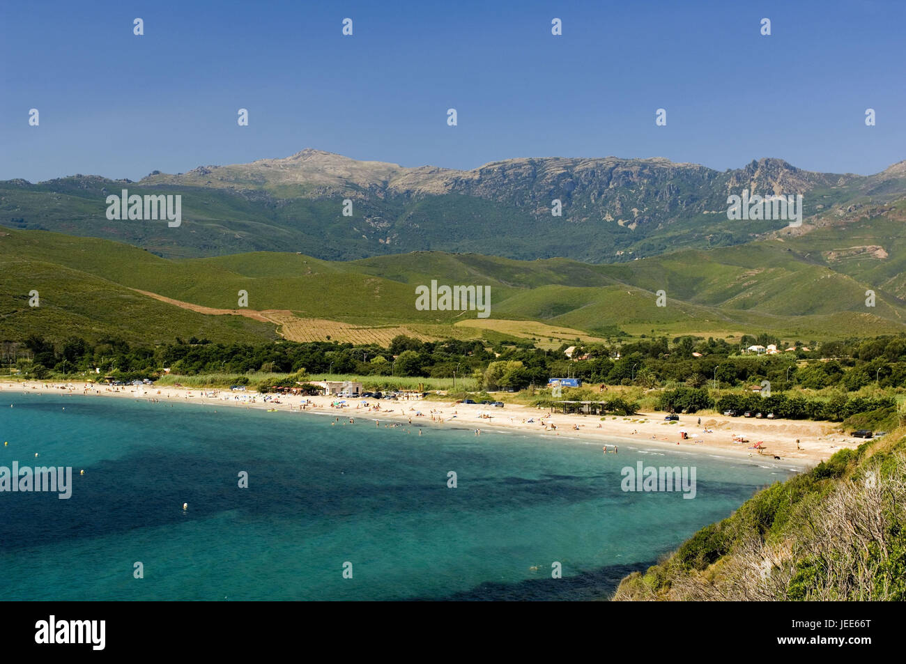 France, Corsica, Cap Corse, bath bay, Stock Photo