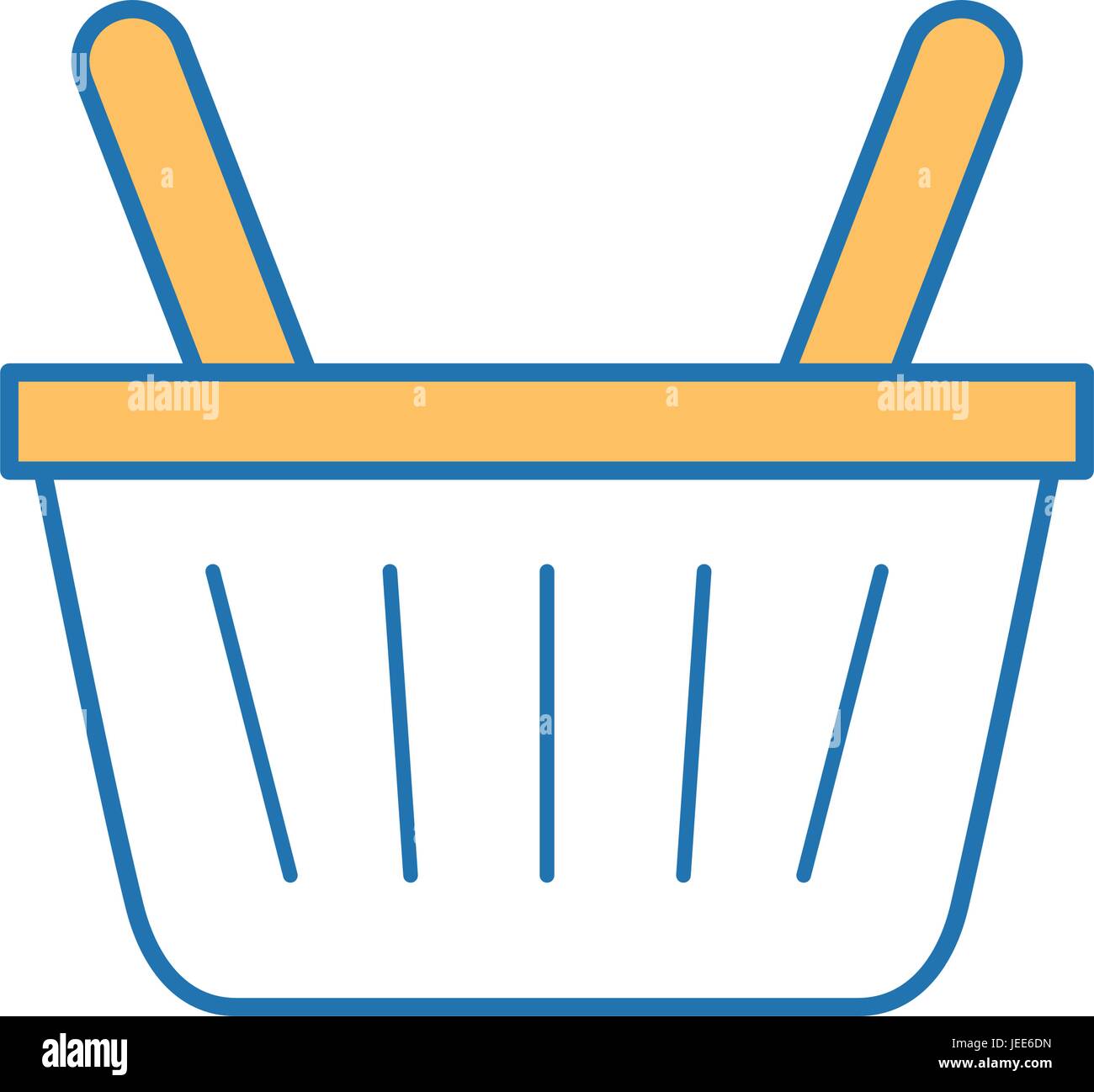 basket shopping isolated icon Stock Vector Image & Art - Alamy