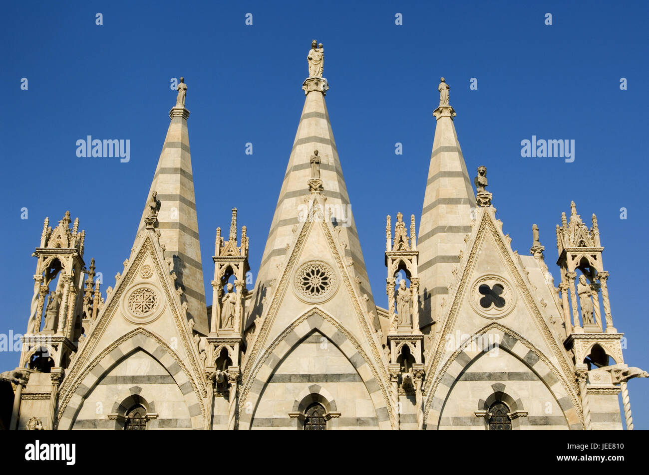 Italy, Tuscany, Pisa, church 'Santa Maria della Spina', detail, Stock Photo