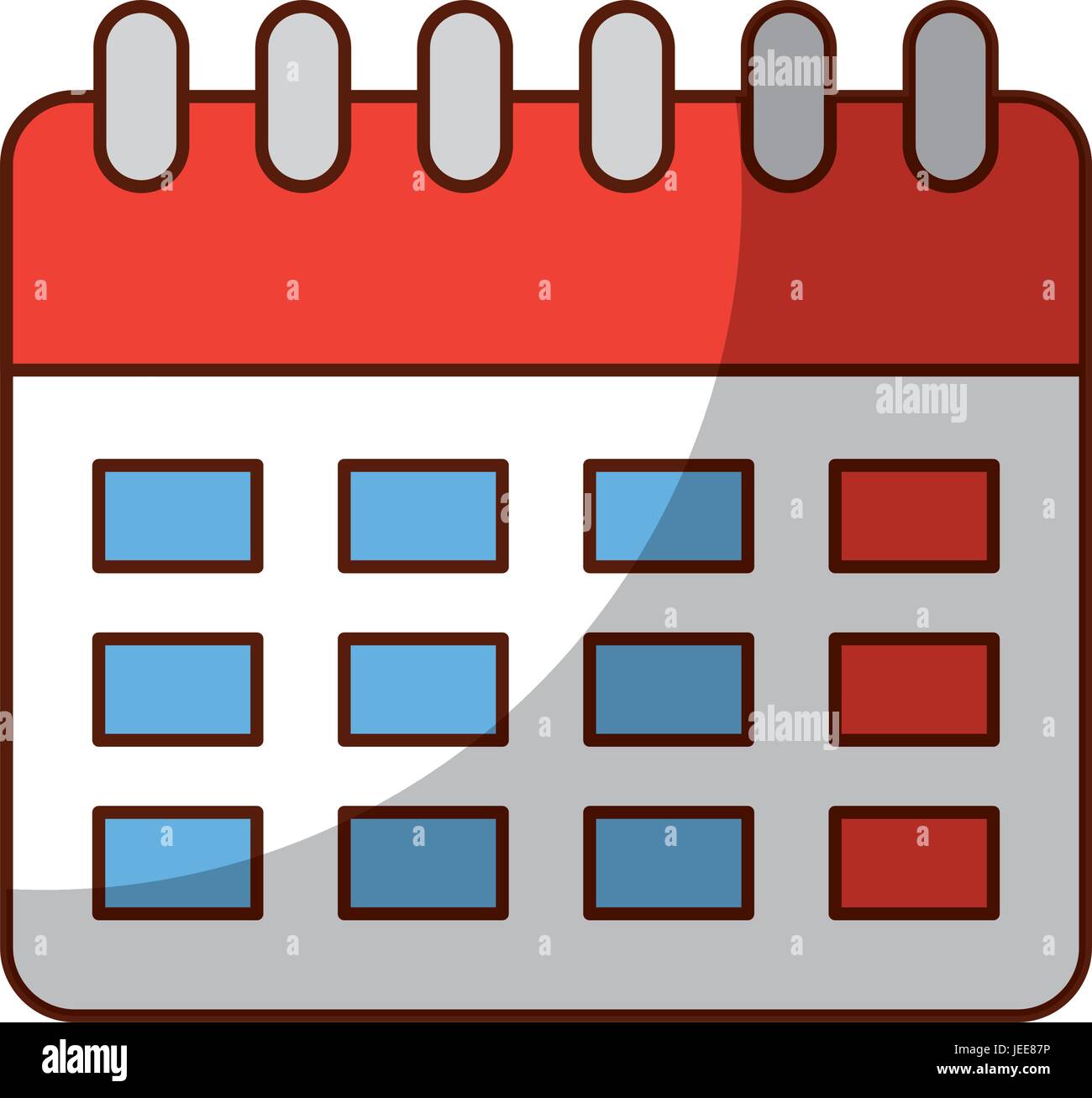 calendar reminder isolated icon Stock Vector Image & Art - Alamy