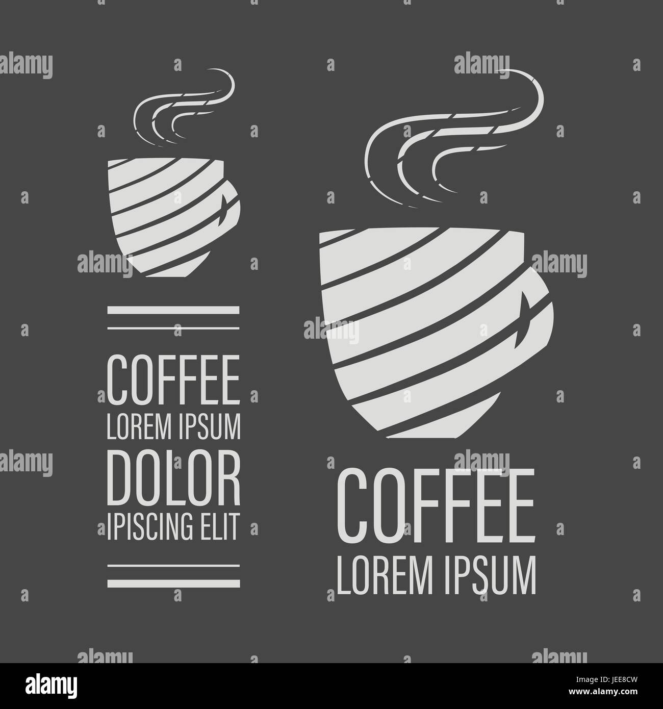 Cafe coffee banner Stock Vector Image & Art - Alamy