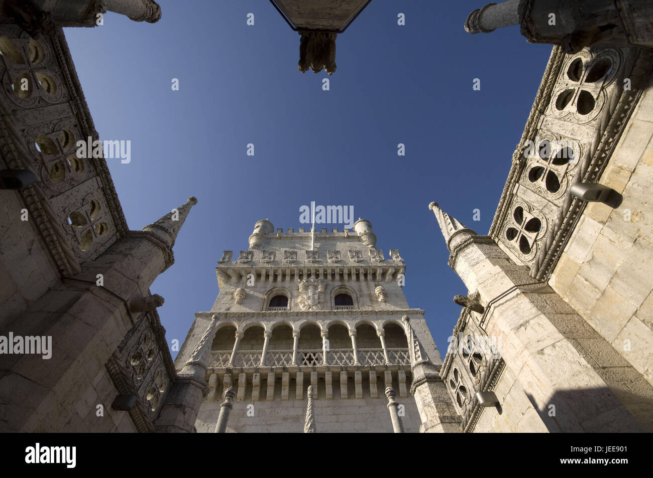 Heaven, court, Torre de Belem, Lisbon, Portugal Stock Photo Alamy