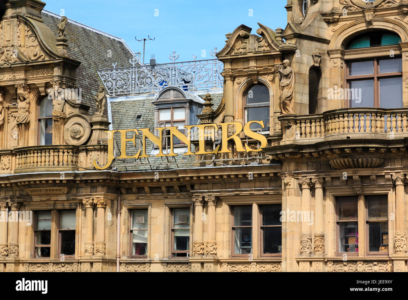 Jenners department store, Princes Street, Edinburgh, Scotland Stock