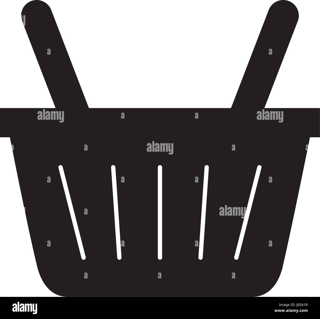 basket shopping isolated icon Stock Vector Image & Art - Alamy
