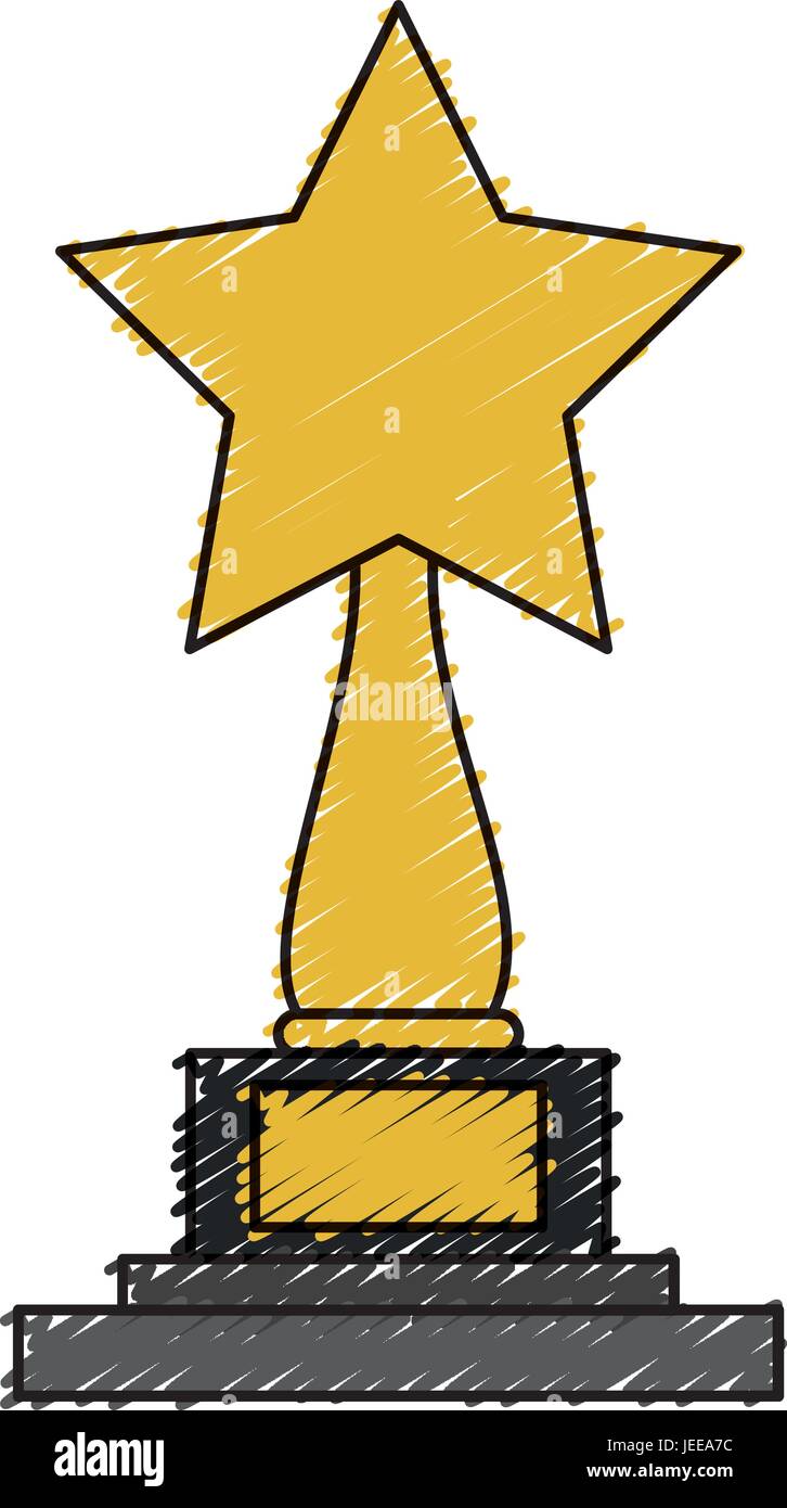 star trophy award icon vector illustration design Stock Vector Image ...
