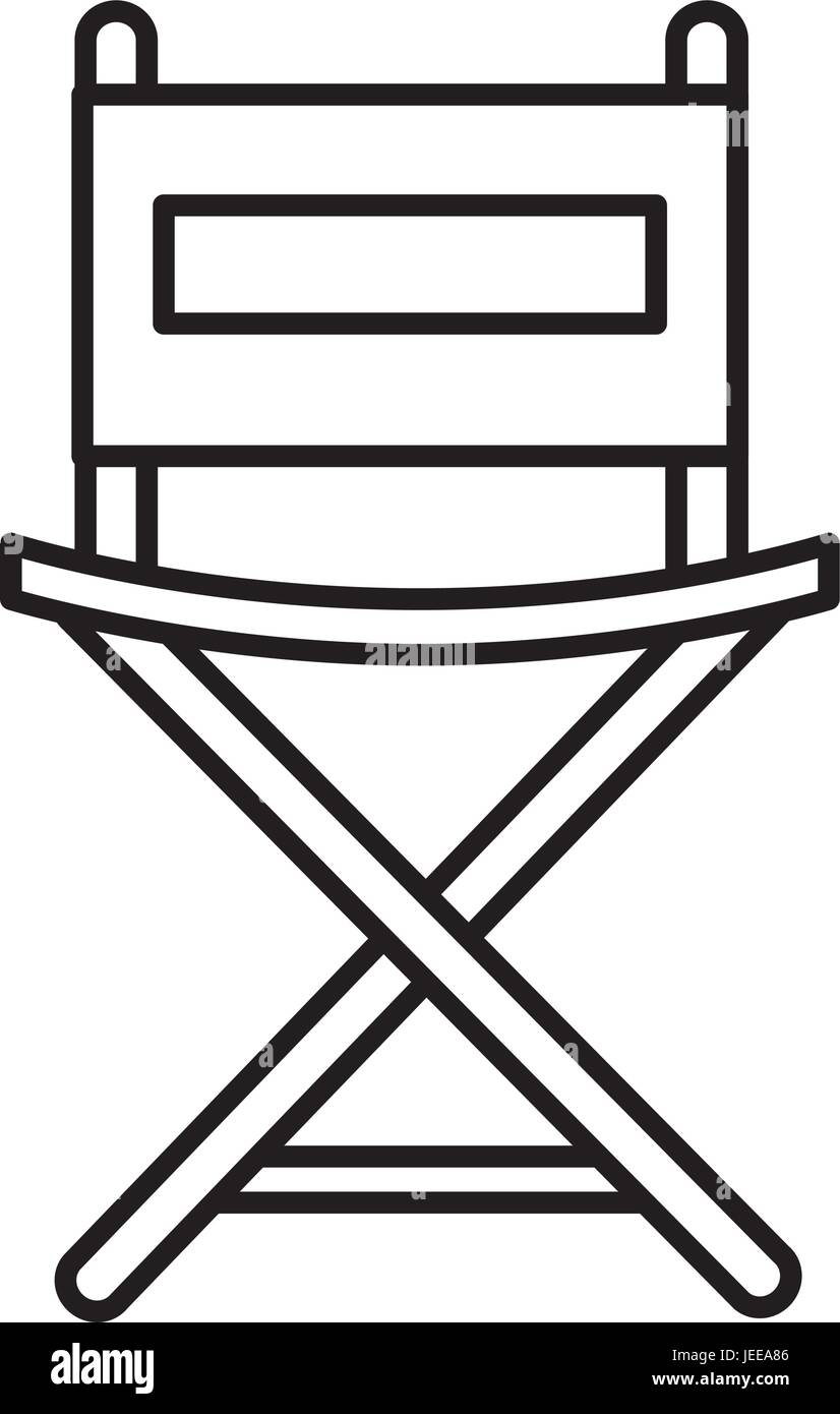 Directors Chair Isolated Icon Vector Stock Photos & Directors Chair