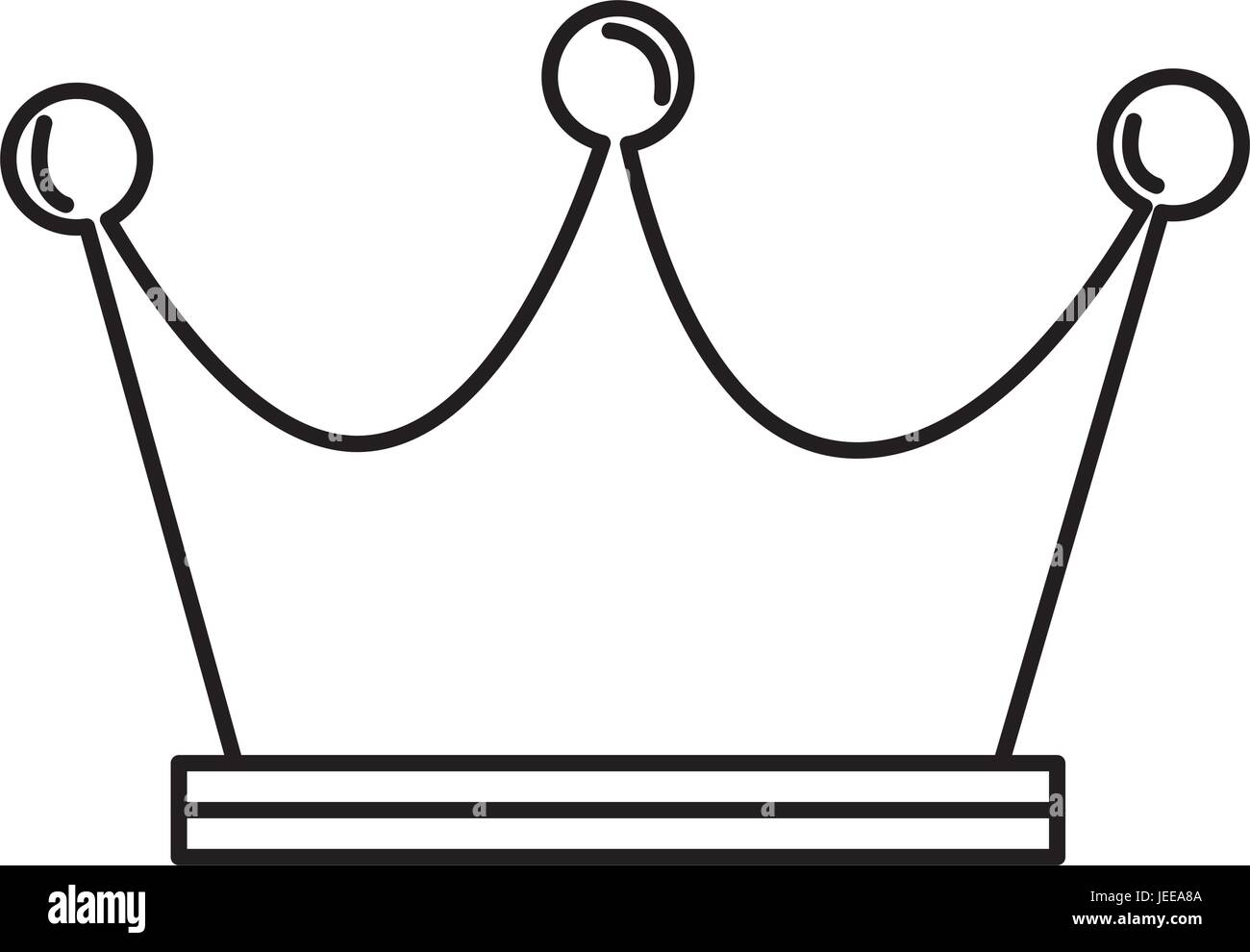 king crown isolated icon vector illustration design Stock Vector Image ...