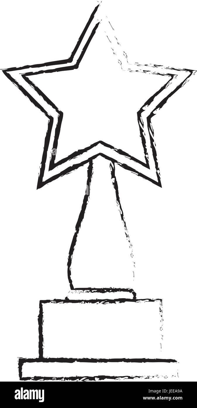 star trophy award icon vector illustration design Stock Vector Image ...