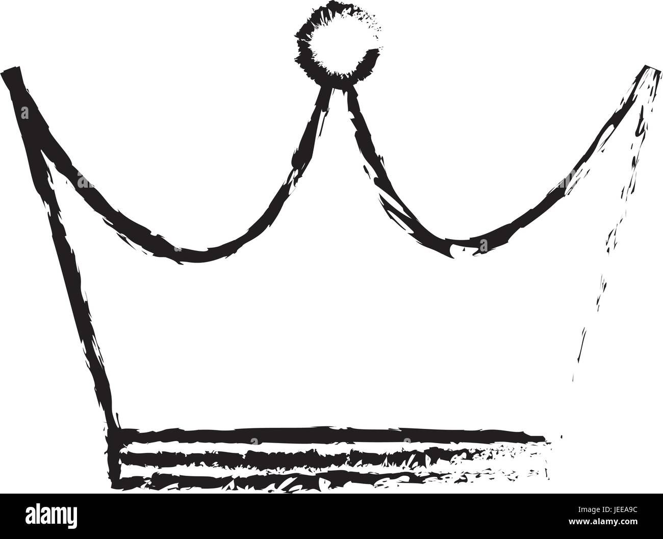 king crown isolated icon vector illustration design Stock Vector Image ...