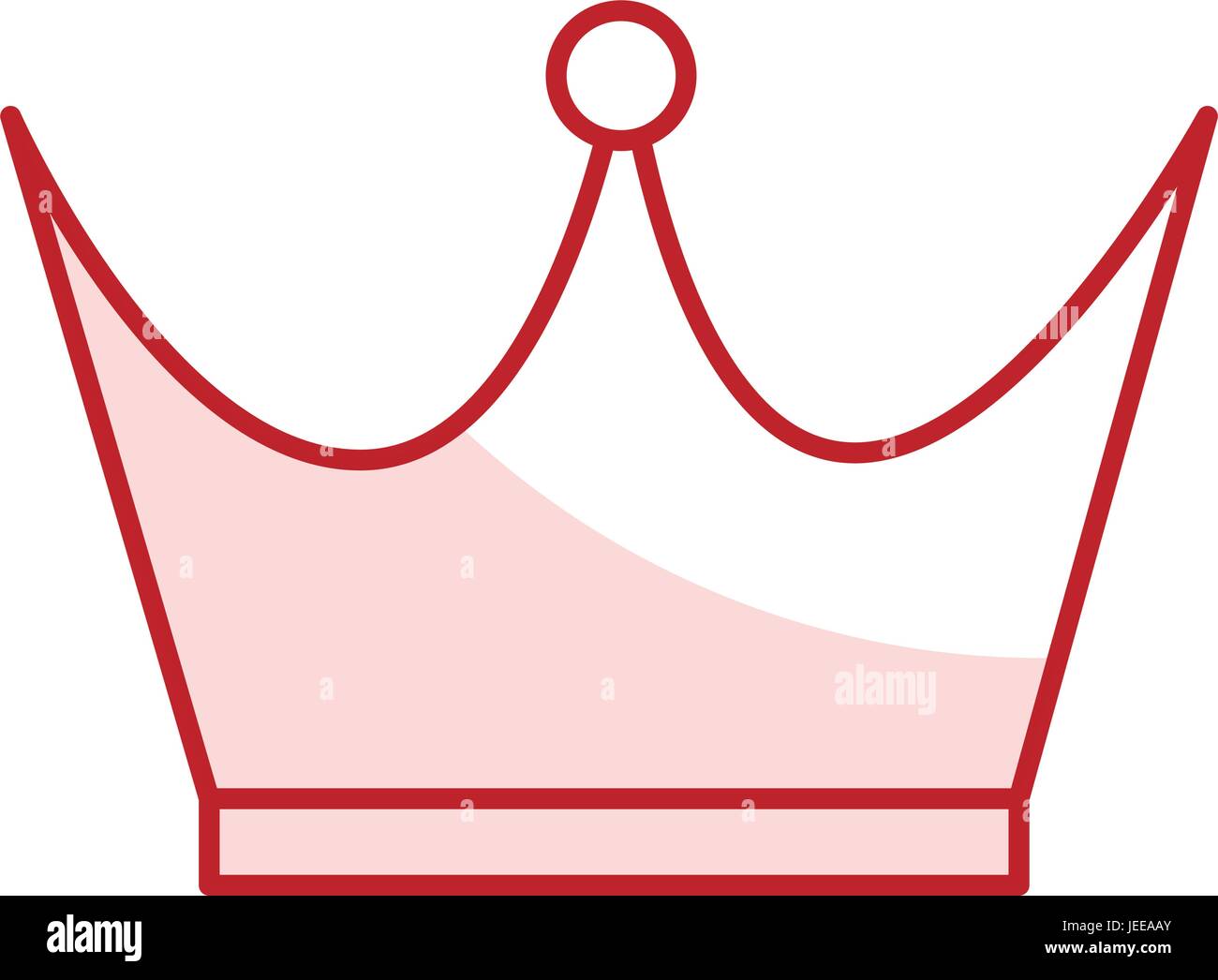 king crown isolated icon vector illustration design Stock Vector Image ...