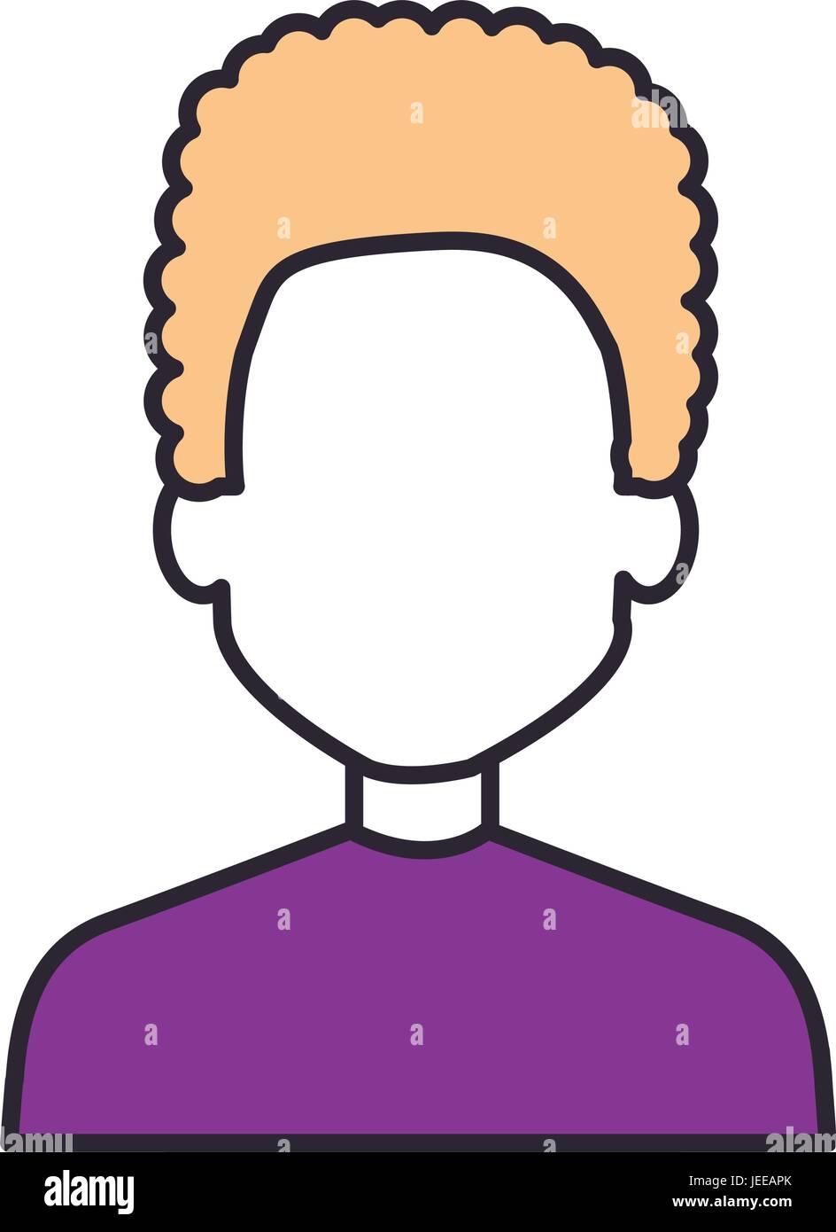 young man avatar character vector illustration design Stock Vector ...