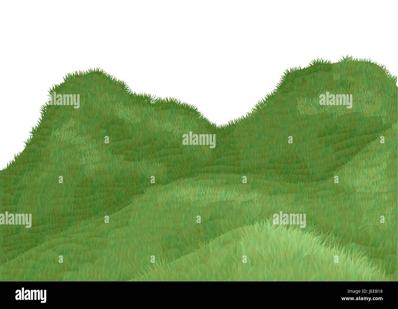 green field isolated on a white background Stock Vector Image &amp; Art - Alamy