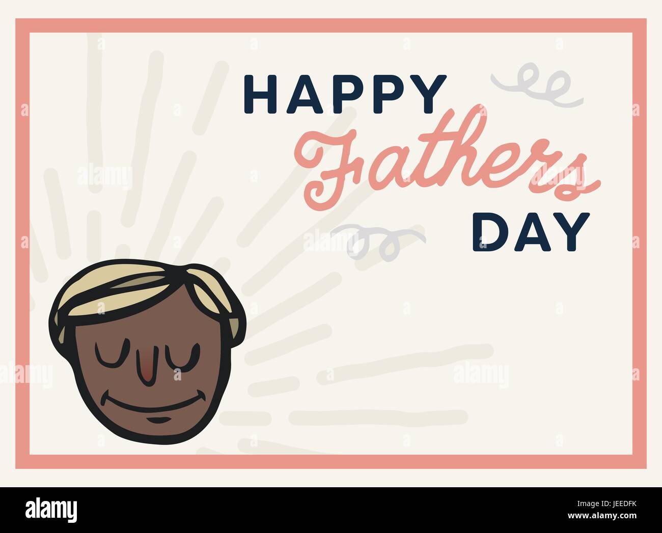 Vector icon set of fathers day greeting card Stock Vector Image & Art ...