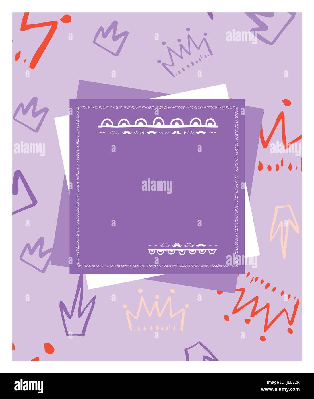 Vector icon of frame with crown Stock Vector Image & Art - Alamy