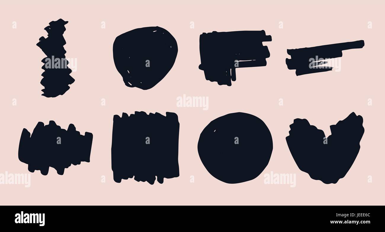 Vector set of hand-drawn doodles Stock Vector Image & Art - Alamy