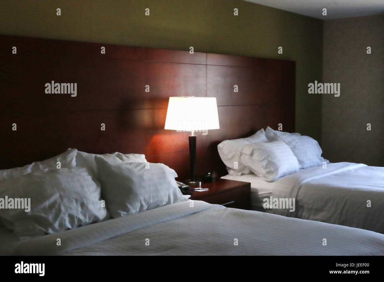 Hotel Room in Michigan Stock Photo Alamy