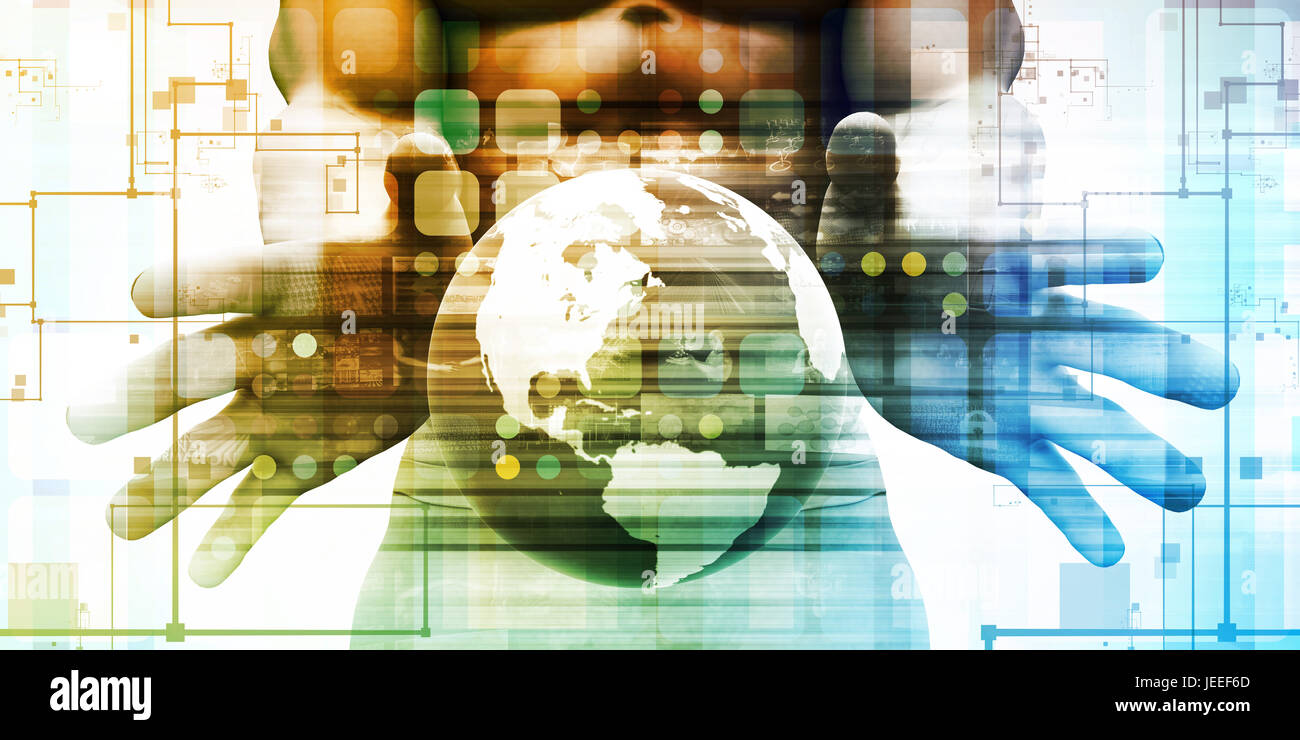 Web Technology on the Internet as a Digital Concept Stock Photo - Alamy
