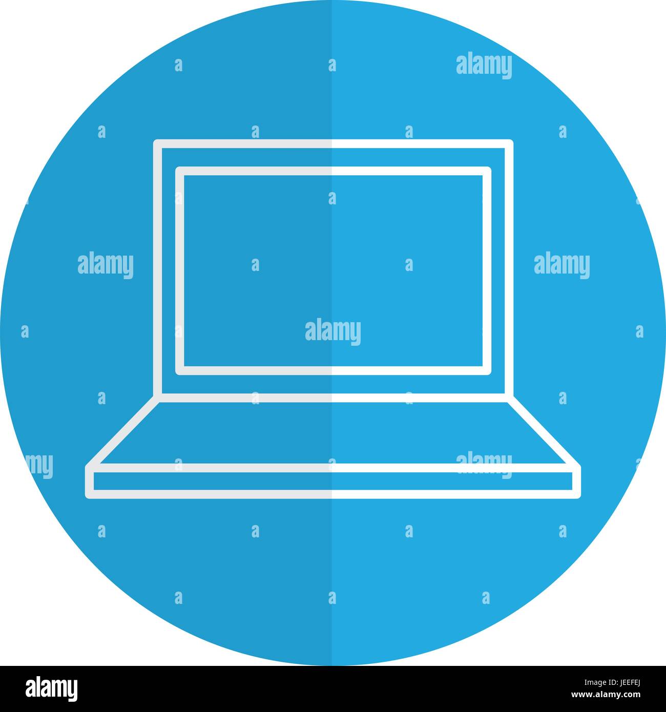 computer laptop isolated icon vector illustration design shadow Stock ...