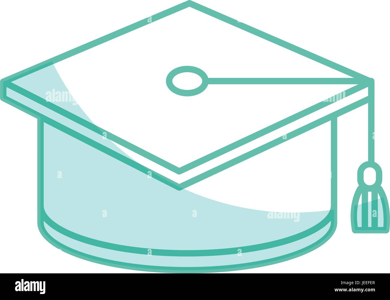 hat graduation isolated icon vector illustration design shadow Stock ...