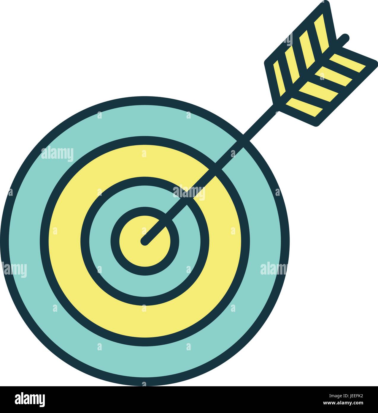 target with arrow icon vector illustration design graphic Stock Vector ...