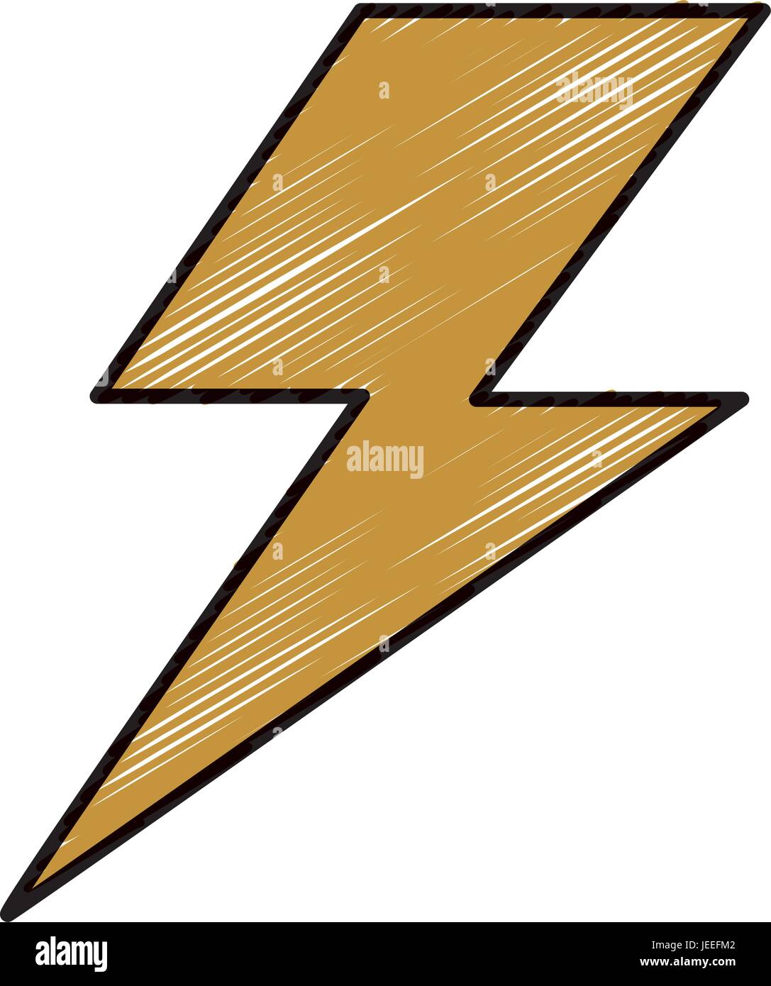 Thunder weather flat icon vector illustration design graphic Stock ...