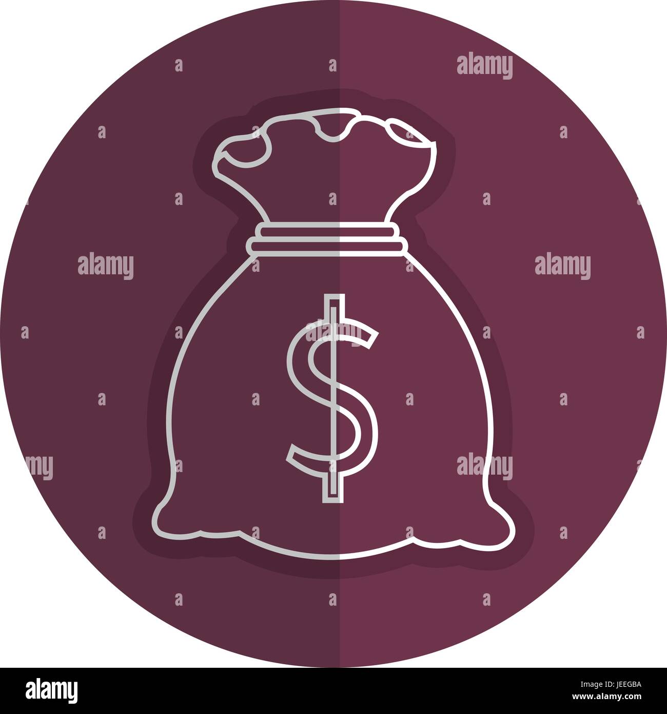 Bank money bag Stock Vector Image & Art Alamy