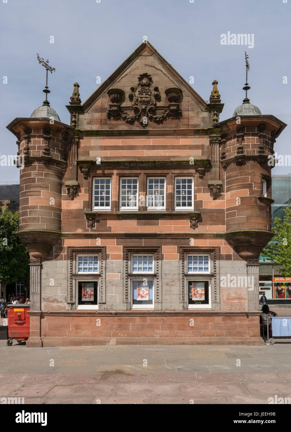 Cafe Nero, ex subway ticket office, St Enoch square, Glasgow, Scotland, United Kingdom, Stock Photo