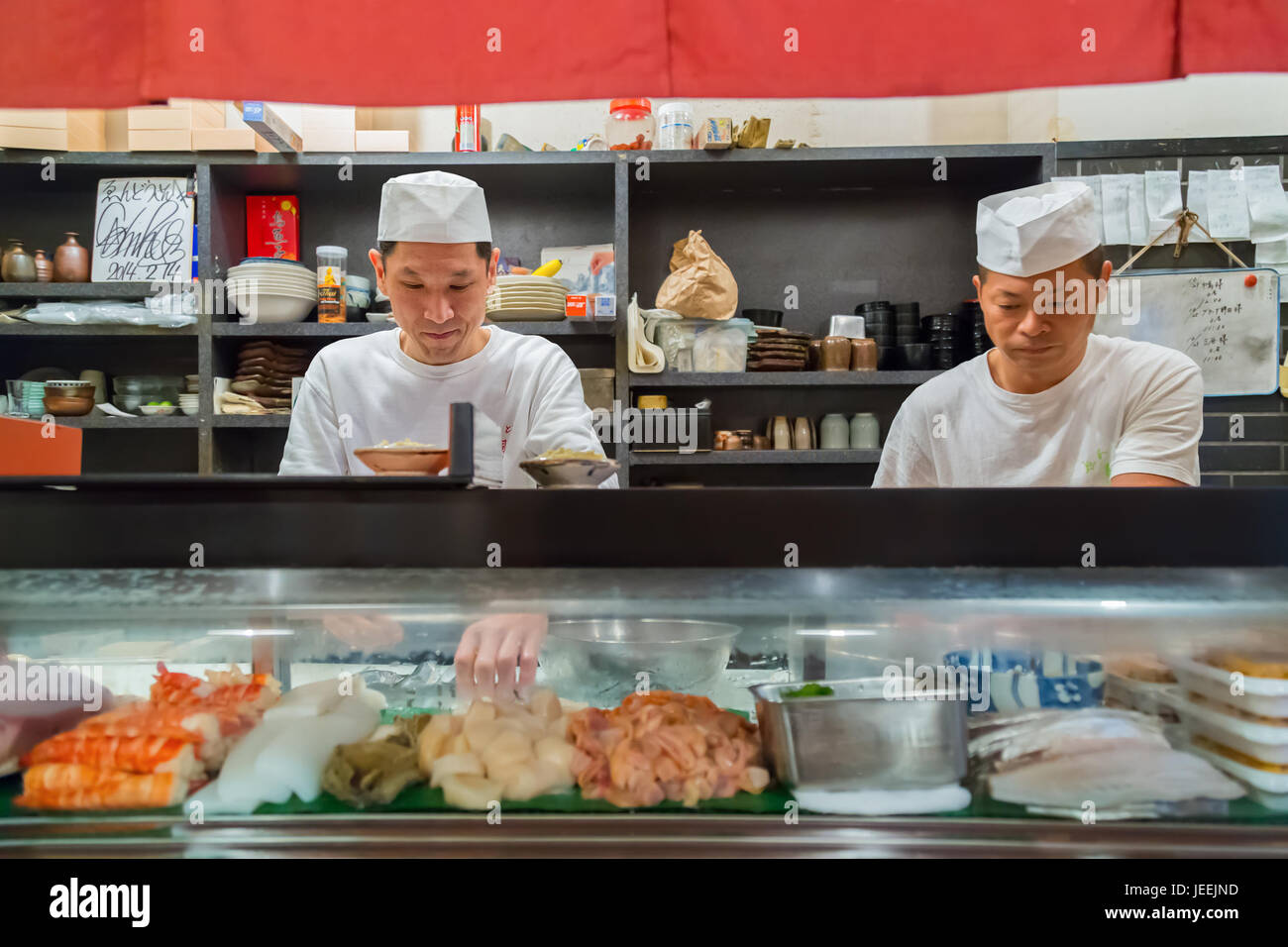 Endo Sushi in Osaka, Japan. The restaurant that's akin to Osaka Central
