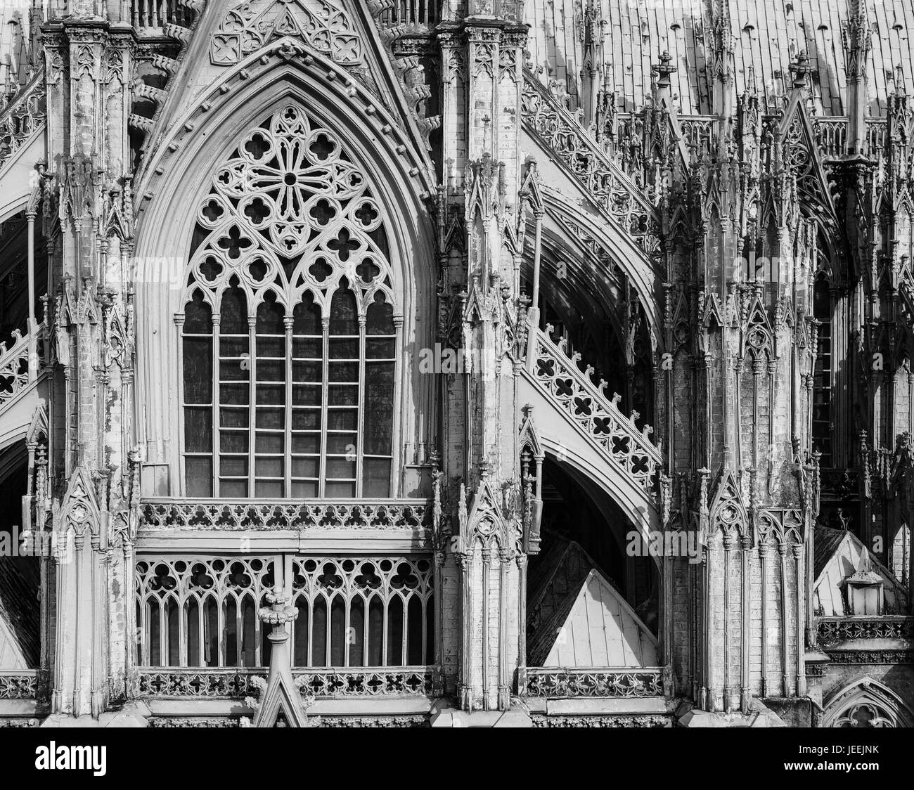 Cologne cathedral in Cologne, Germany, monochrome Stock Photo