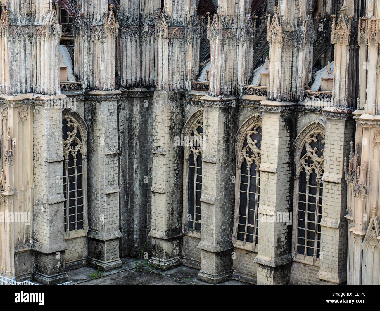 Pillars of Cologne cathedral in Cologne, Germany Stock Photo