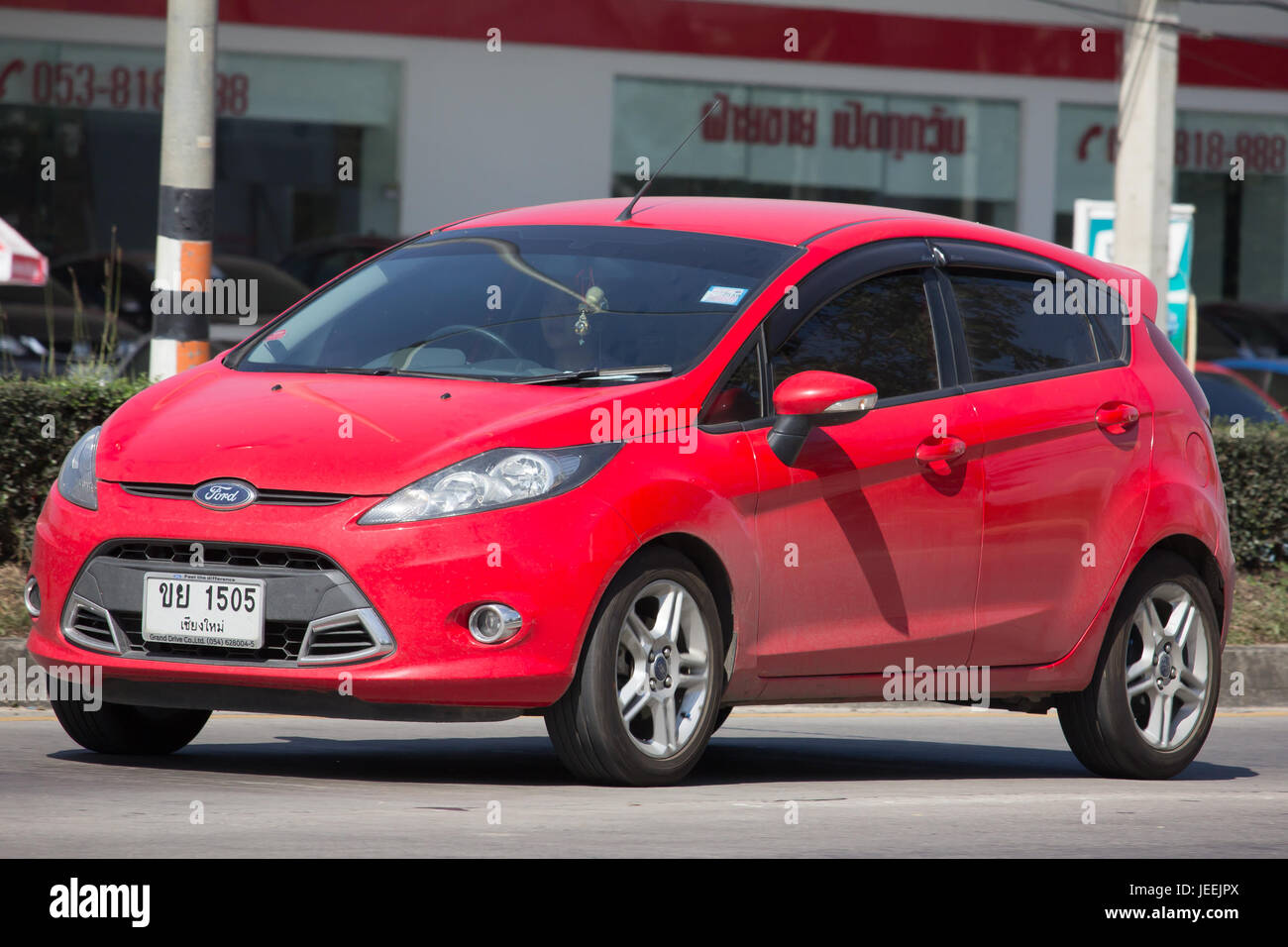 Chiang Mai Thailand January 23 17 Private Car Ford Fiesta Sixth Stock Photo Alamy