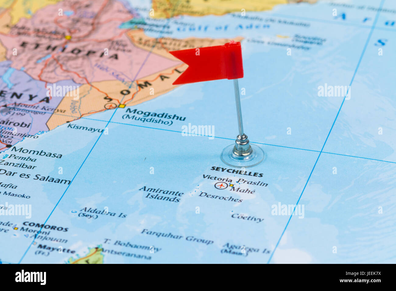 Map of seychelles hi-res stock photography and images - Alamy