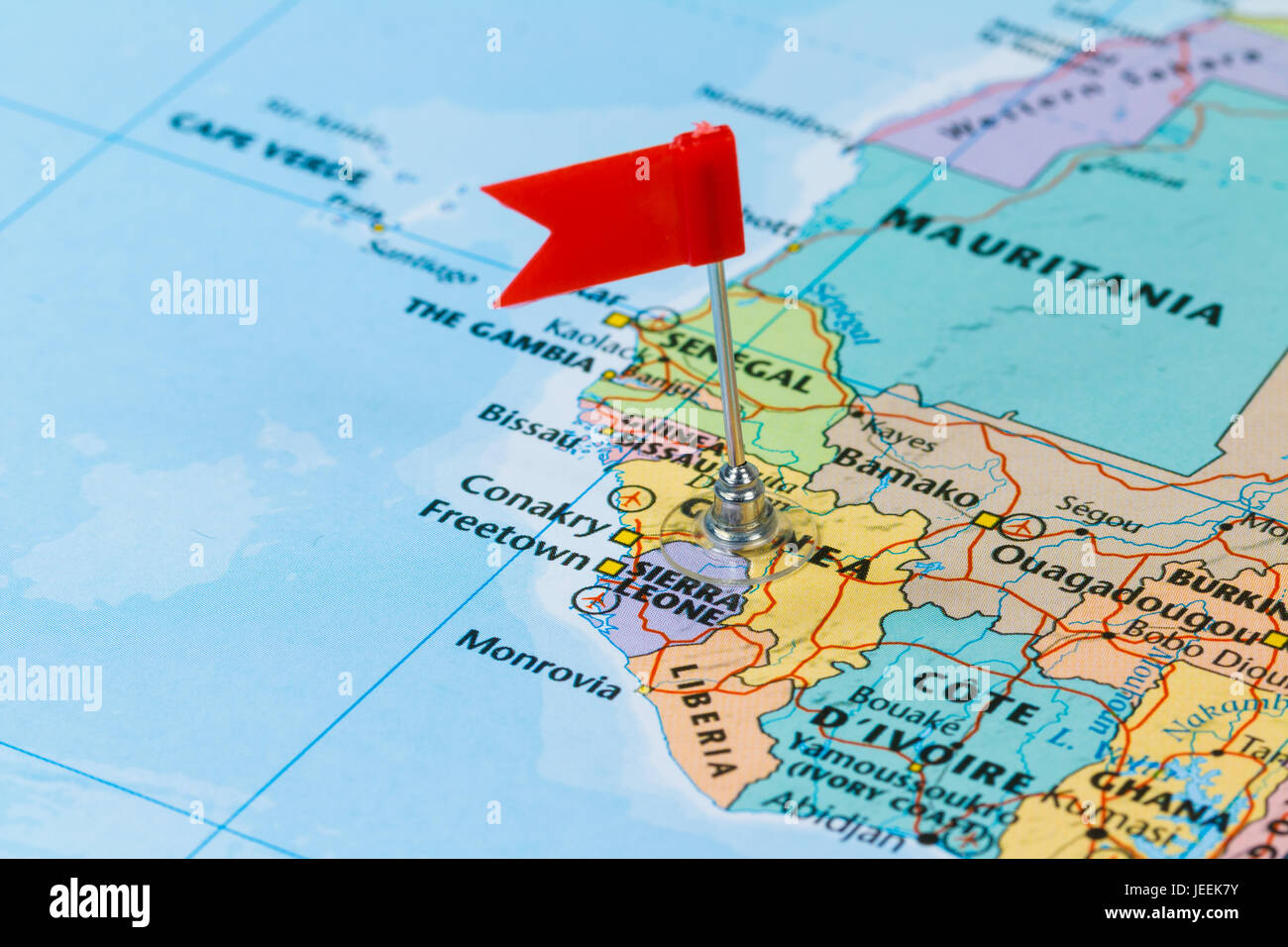 Map of freetown hi-res stock photography and images - Alamy
