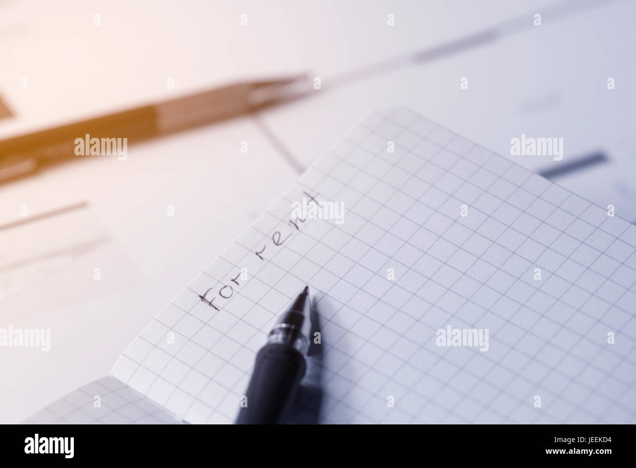 Floor plan. Rental Stock Photo - Alamy