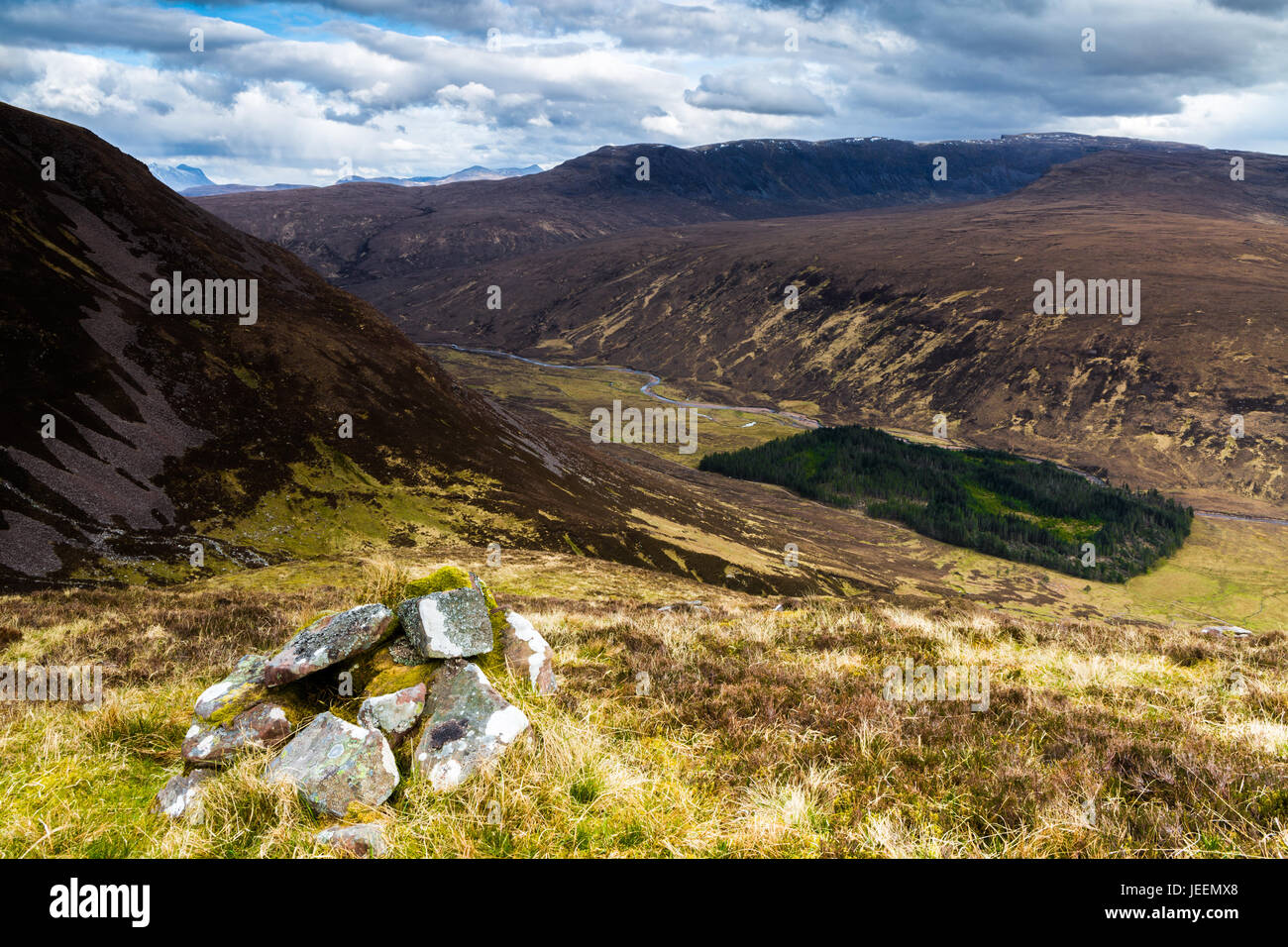 Applecross valley, Scotland Stock Photo