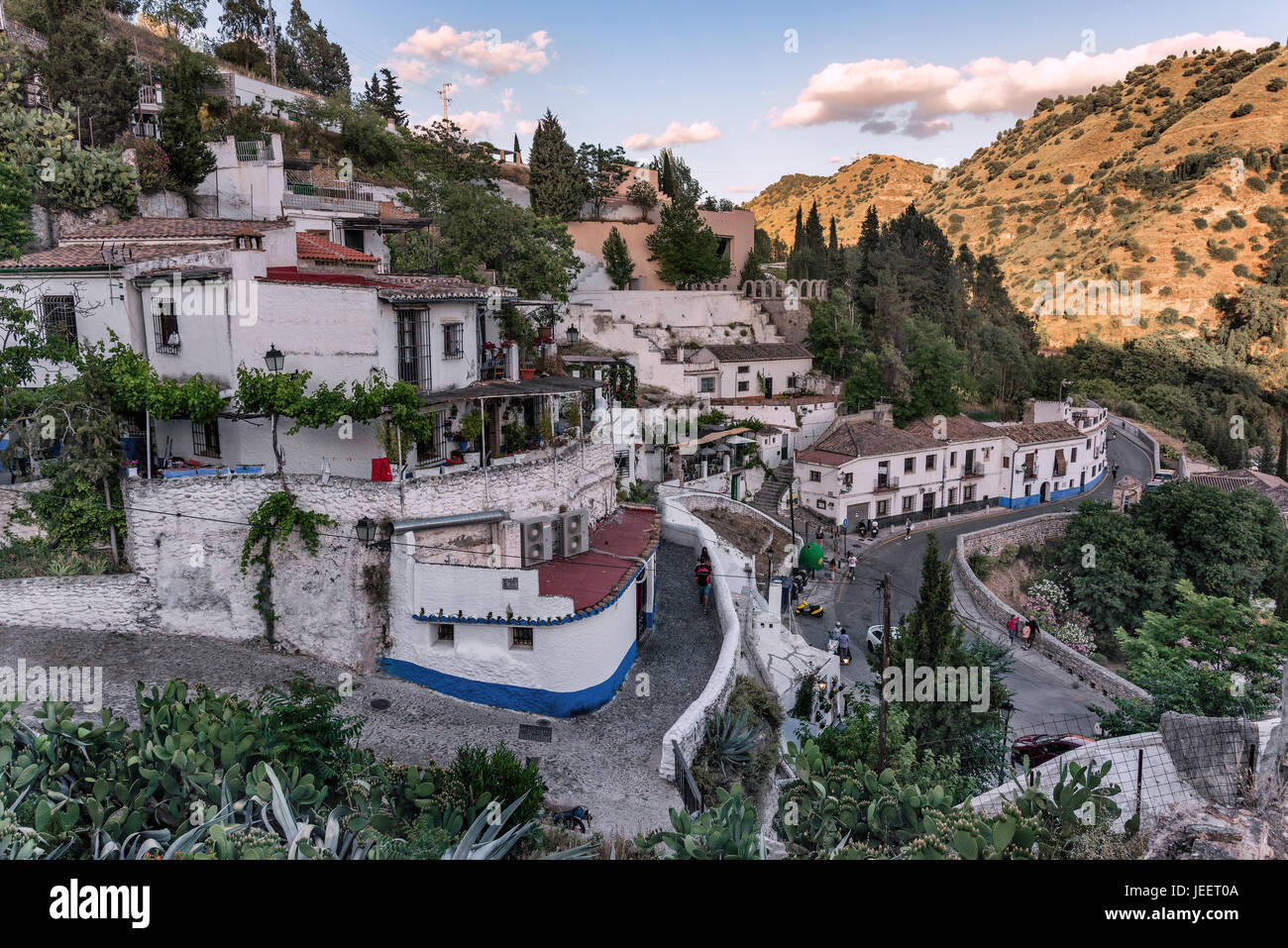 ver Sacromonte in Granada, Spain Stock Photo