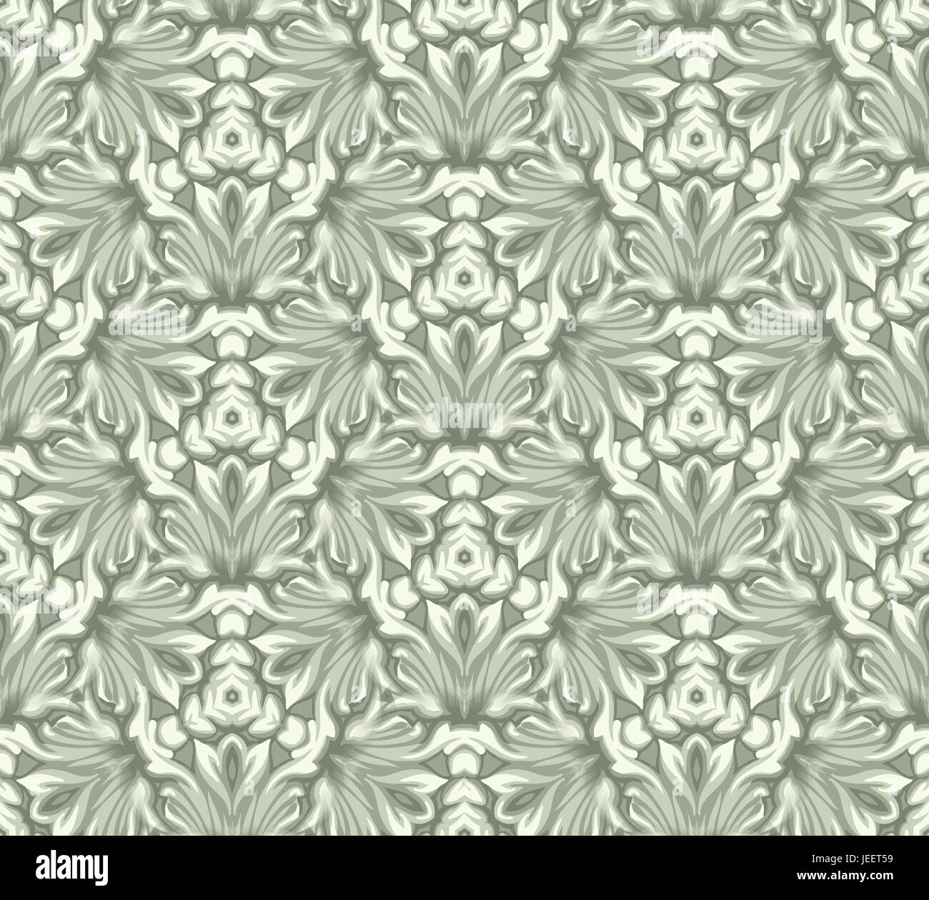 Hand drawn monochrome textured floral background. Seamless wallpaper  pattern. Great for fabric and drapery prints Stock Photo - Alamy