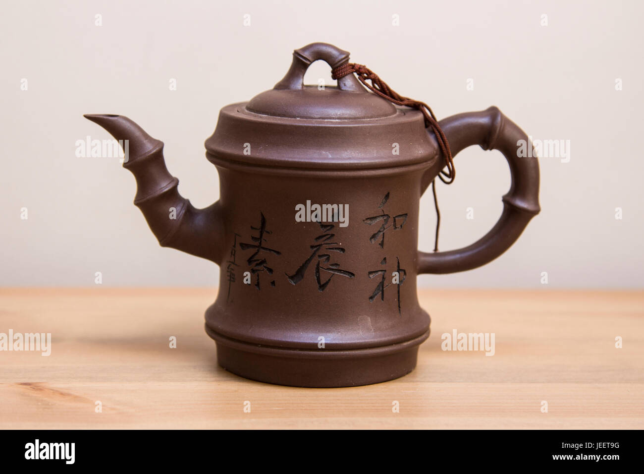 Traditional Purple Clay Teapot Stock Photo Alamy