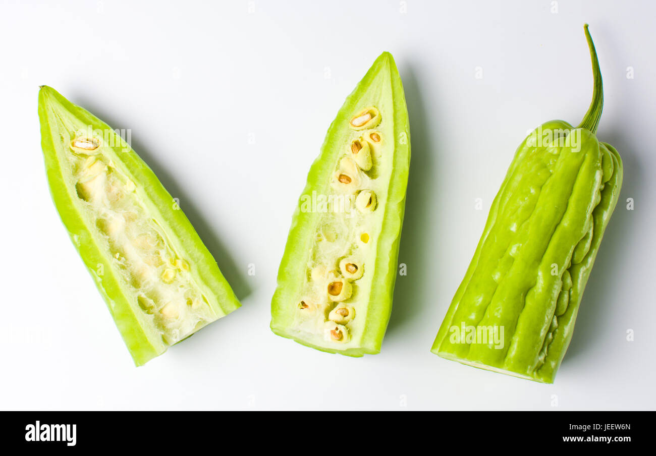 Raw bitter gourd hires stock photography and images Alamy